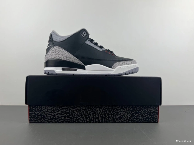 One Kick Cement Black 3 Jordan DN3707-010 Air 0802